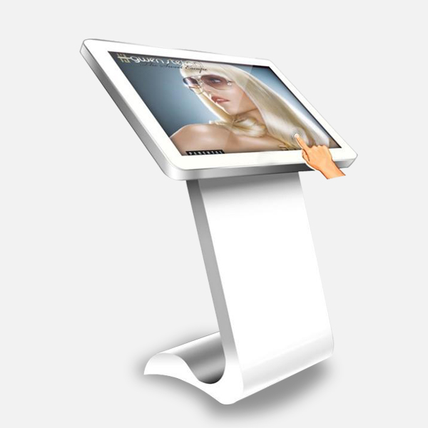 Floor-stand touch screen monitor all-in-one